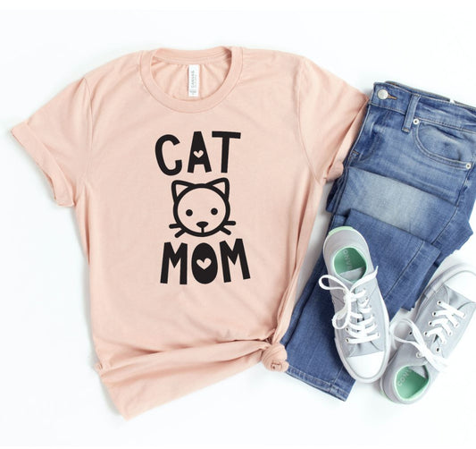 Cat Mom T-shirt