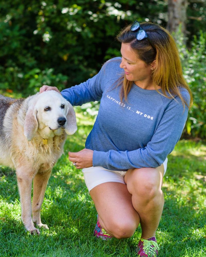 Women's My Dog Crew Sweatshirt, Heather Navy