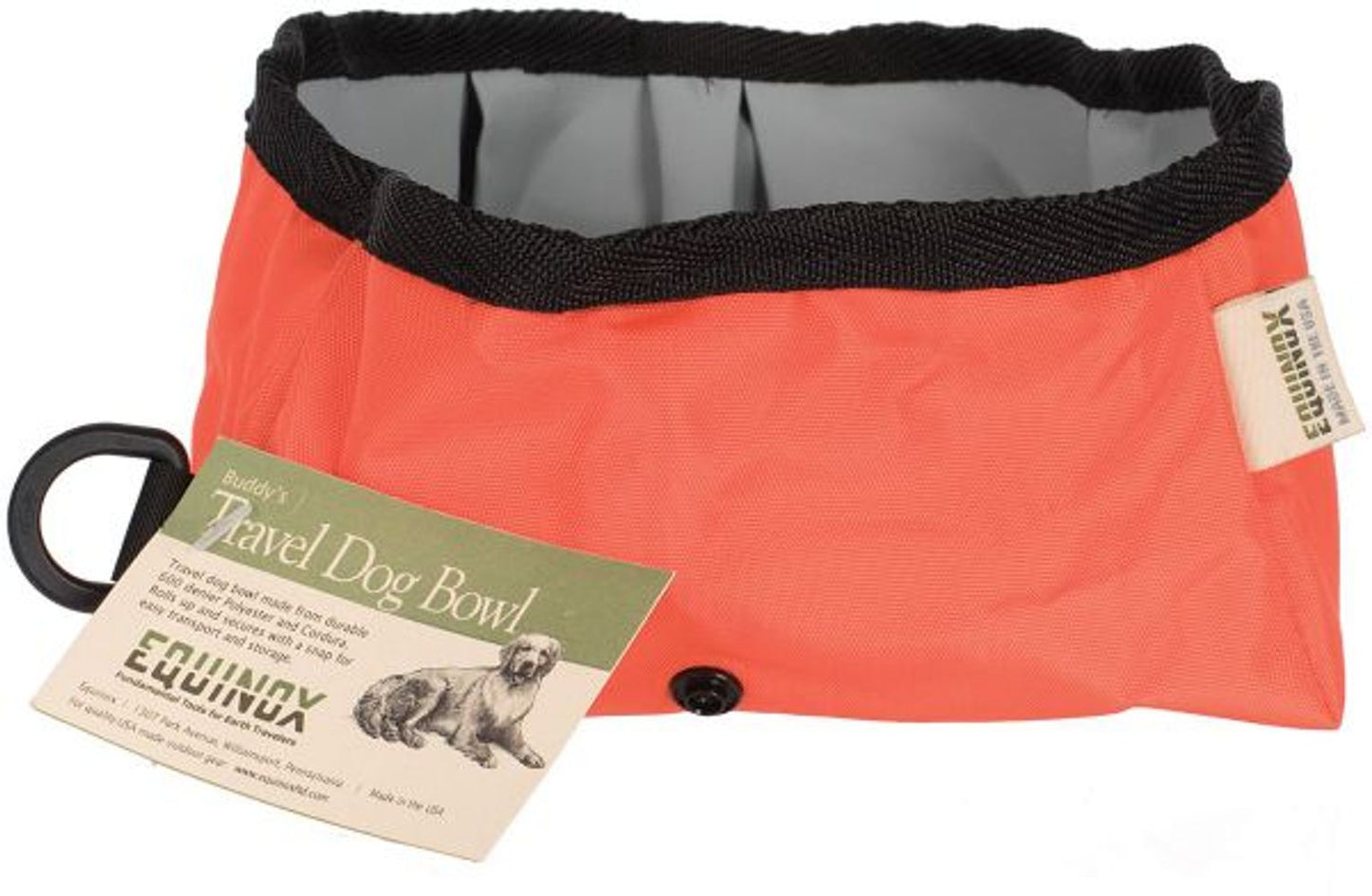 Buddy's Travel Bowl for Hiking & Long Walks (For Your Dog Buddy!)