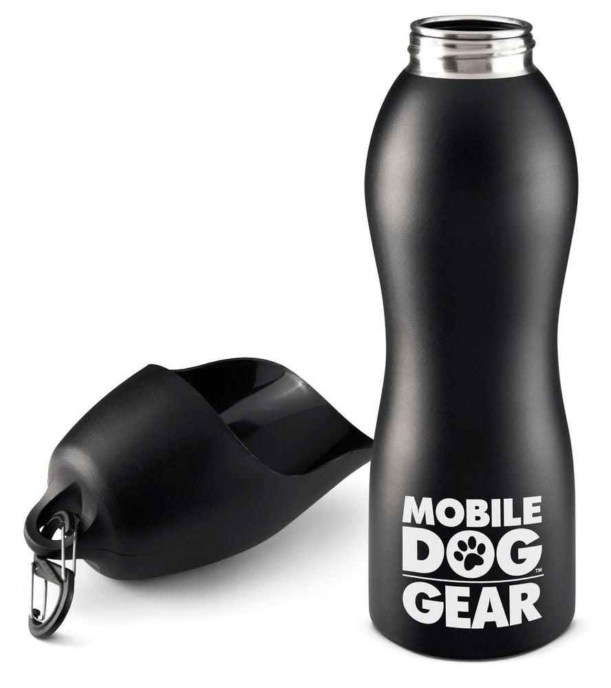 Bundle: MDG 25 Oz Water Bottle (Black) and MDG 25 Oz Water Bottle (Blue)