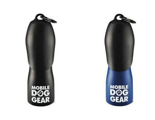 Bundle: MDG 25 Oz Water Bottle (Black) and MDG 25 Oz Water Bottle (Blue)