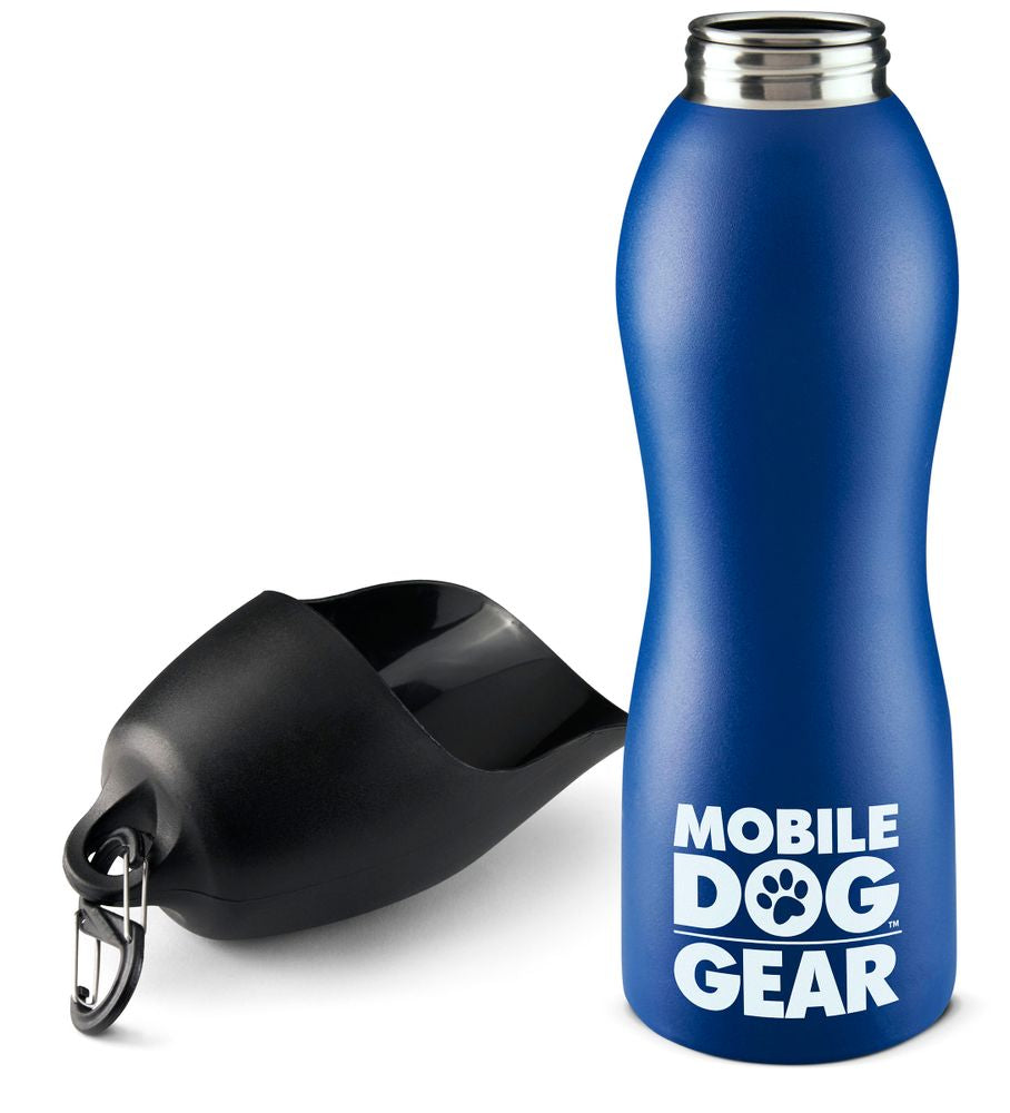 Bundle: MDG 25 Oz Water Bottle (Black) and MDG 25 Oz Water Bottle (Blue)