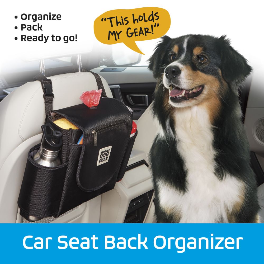 Mobile Dog Gear Car Seat Back Organizer