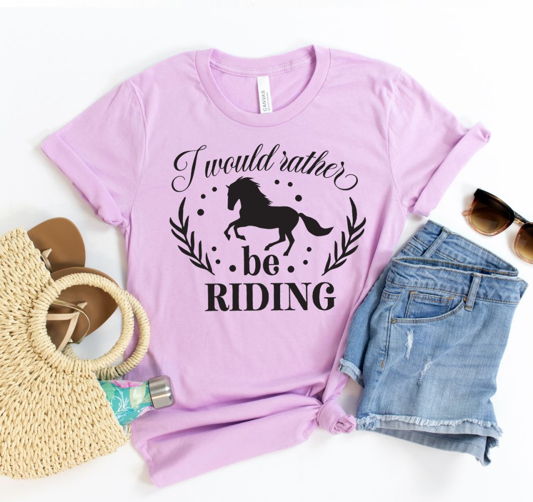 I'd Rather Be Riding T-shirt